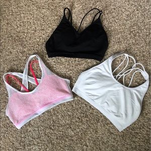 bundle of 3 fabletics sports bras